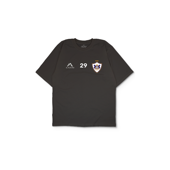 Kendin Tasarla Antrasit Oversize Tişört