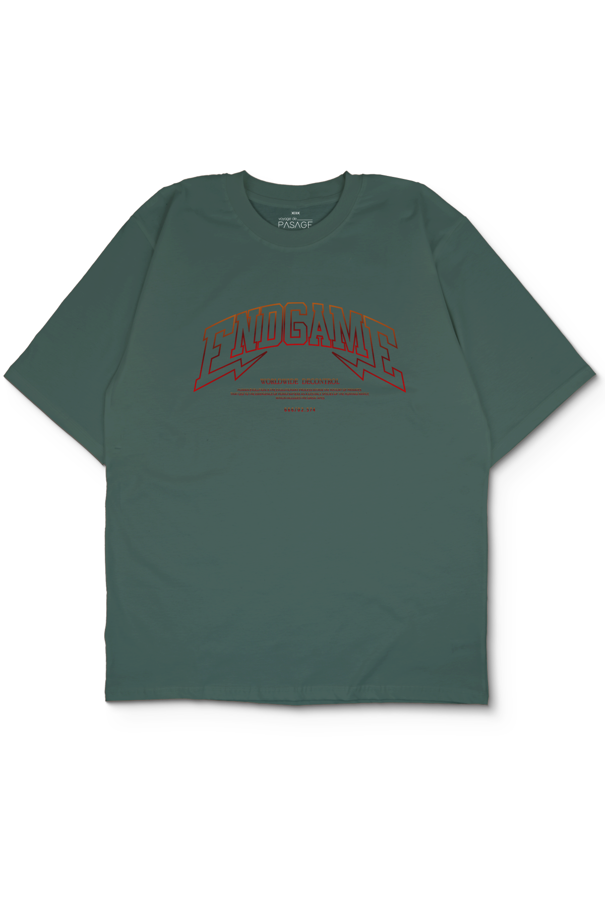 EndGame Oversize Erkek Tişört