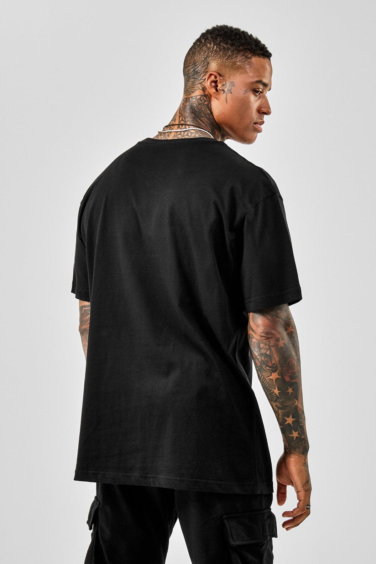 Tiger Oversize Erkek Tişört - PΛSΛGE