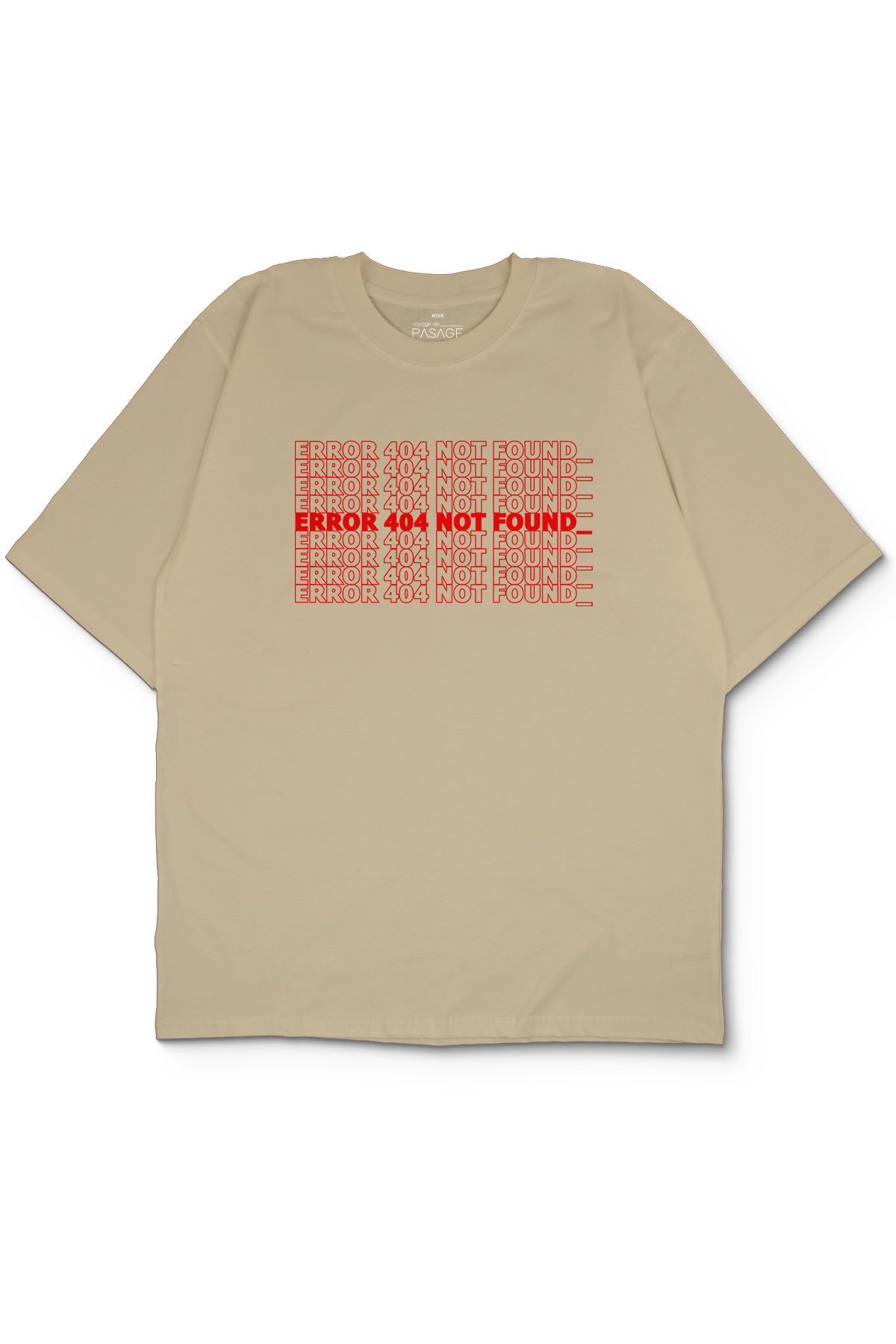 Error Oversize Erkek Tişört