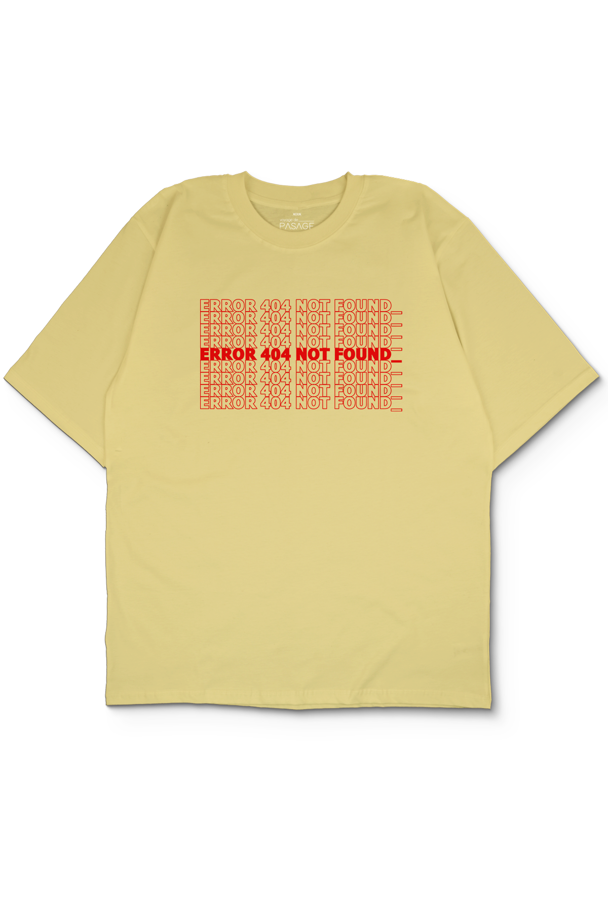 Error Oversize Erkek Tişört