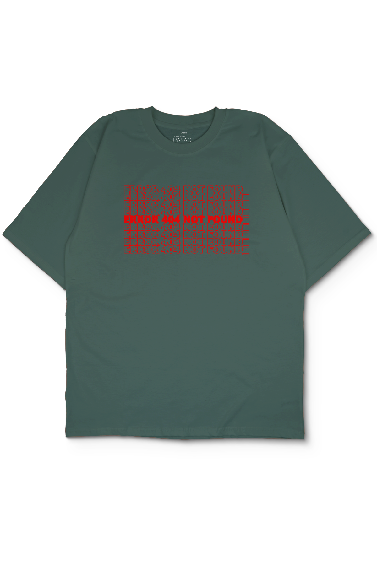 Error Oversize Erkek Tişört