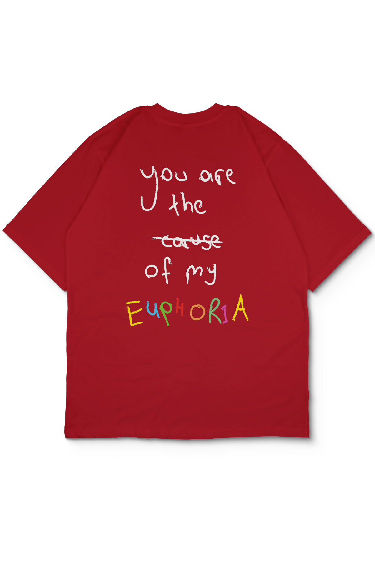 Euphoria Oversize Kadın Tişört
