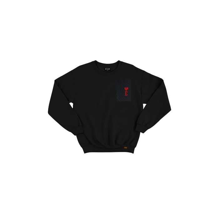 Kendin Tasarla Siyah Oversize Sweatshirt