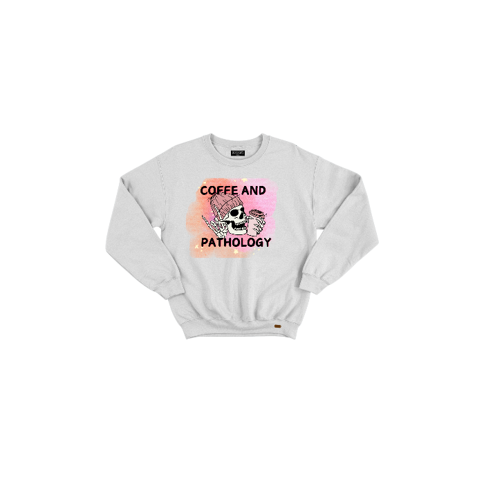 Kendin Tasarla Beyaz Oversize Sweatshirt