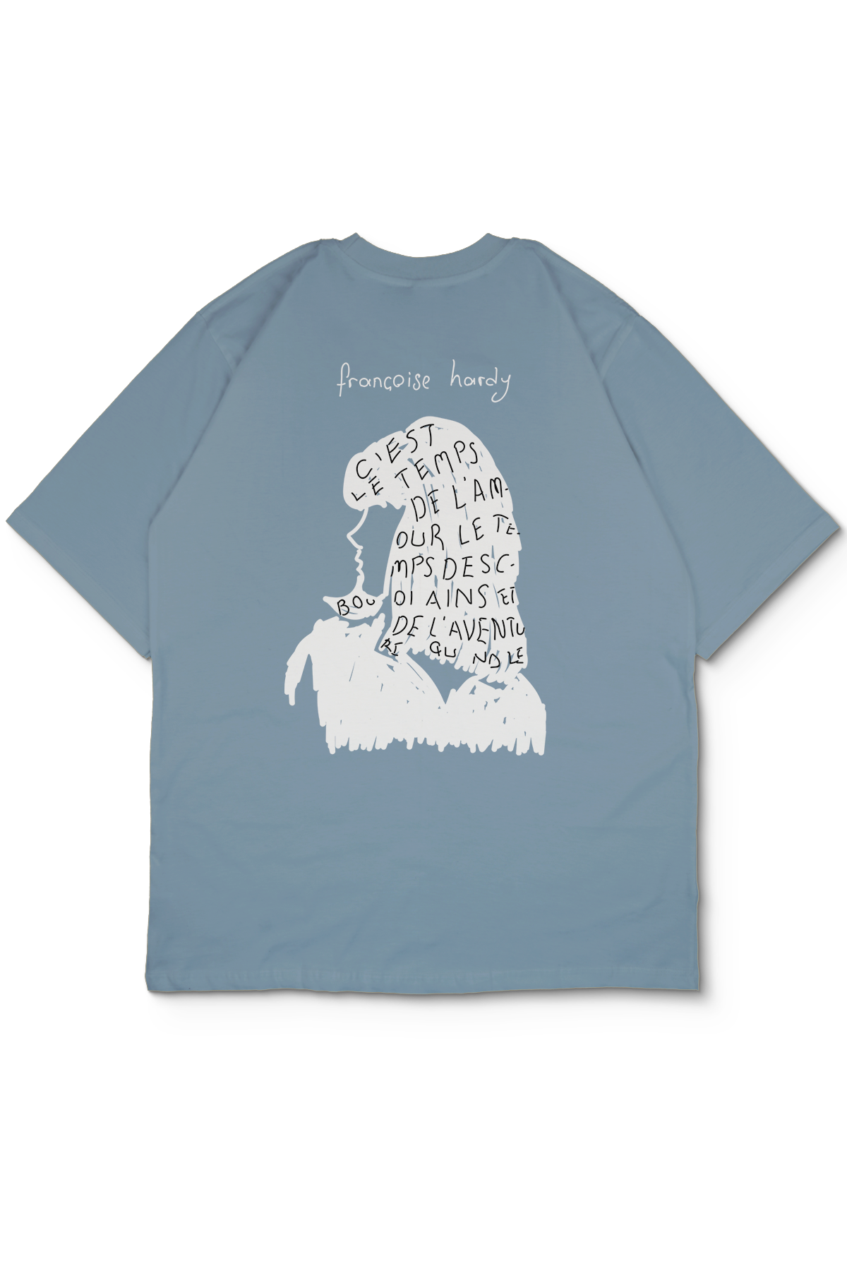 Françoise Hardy Oversize Erkek Tişört