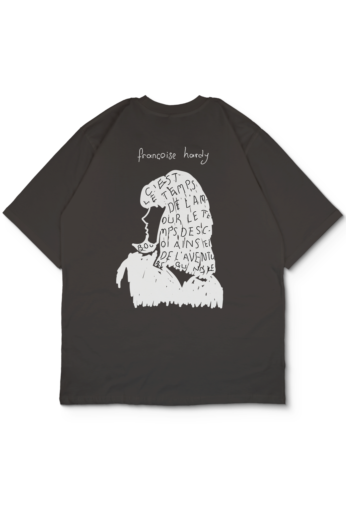 Françoise Hardy Oversize Erkek Tişört