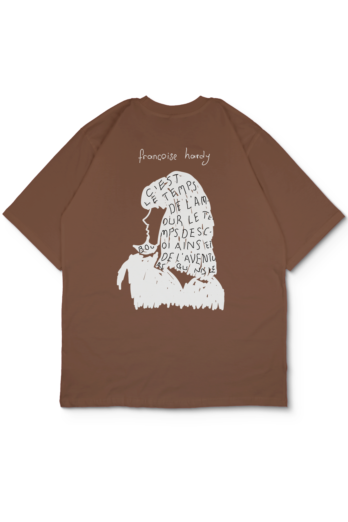 Françoise Hardy Oversize Erkek Tişört