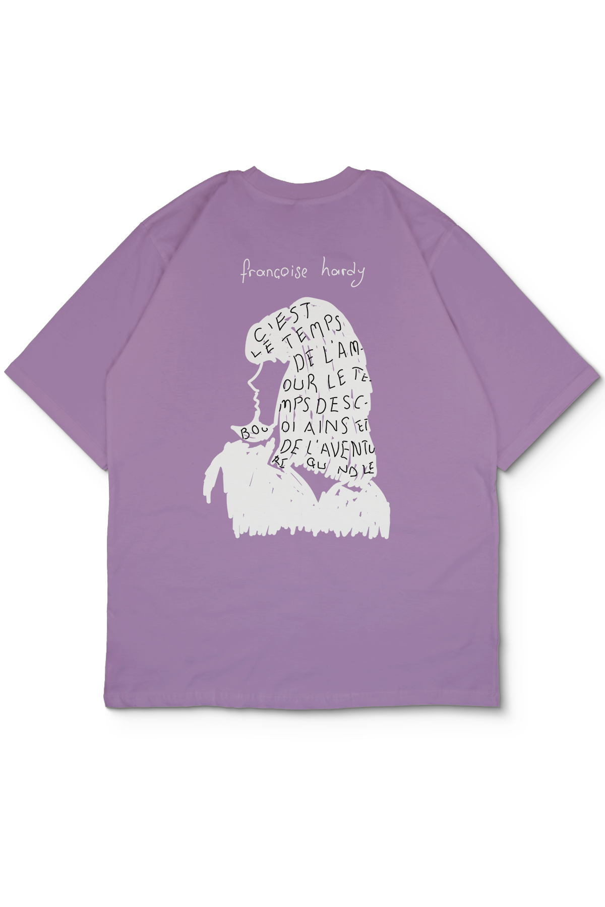 Françoise Hardy Oversize Erkek Tişört