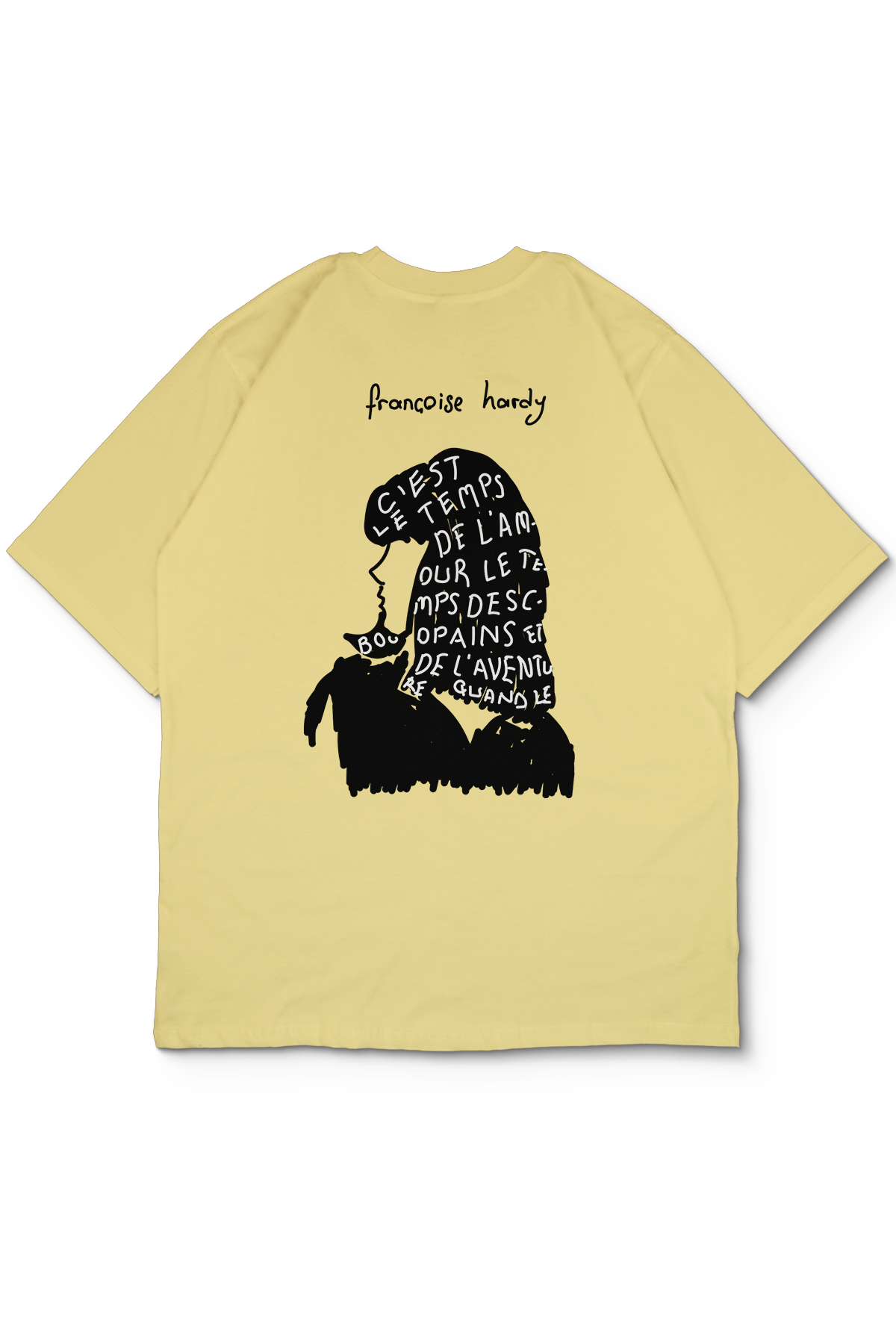 Françoise Hardy Oversize Erkek Tişört