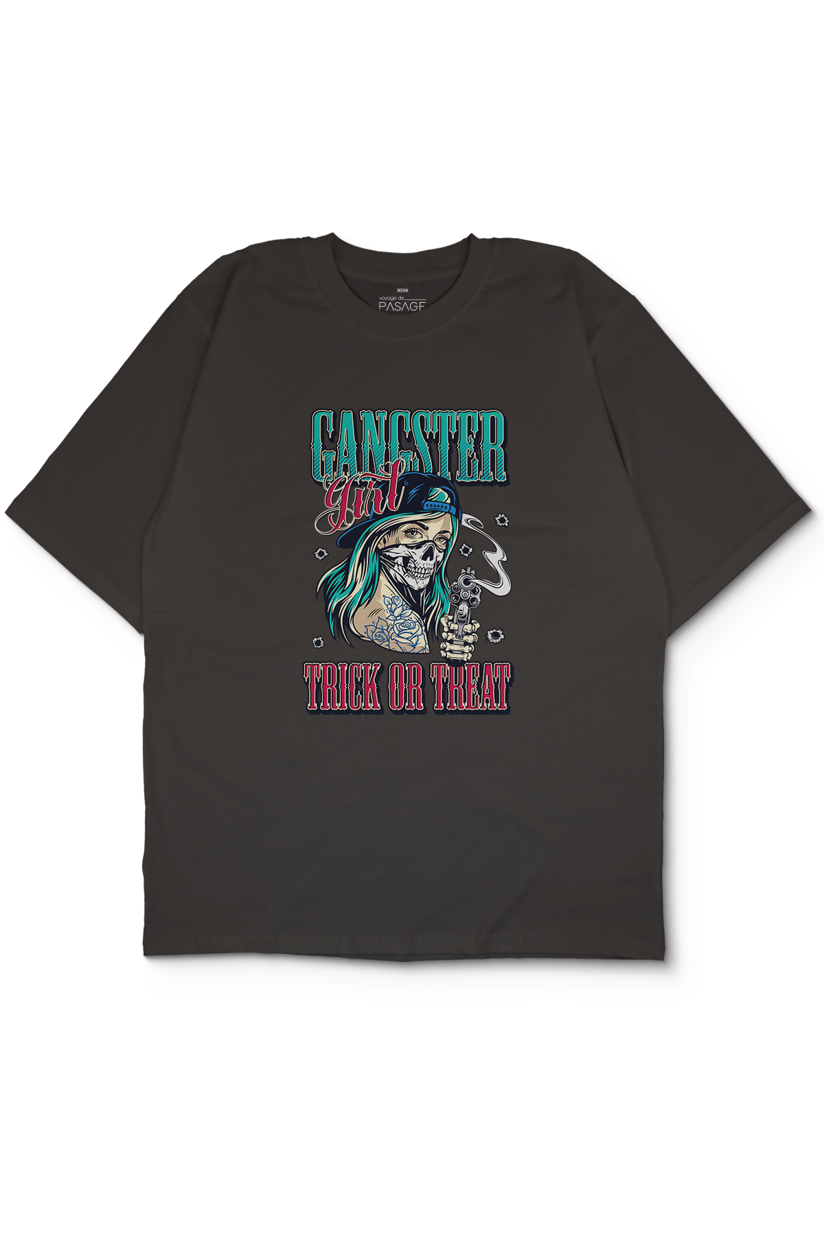 Gangster Girl Oversize Erkek Tişört