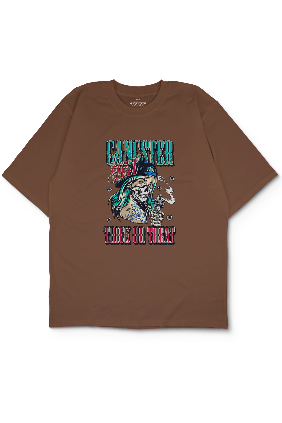 Gangster Girl Oversize Erkek Tişört