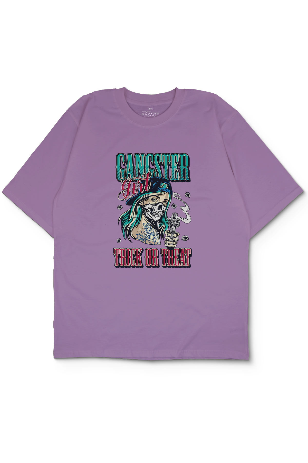 Gangster Girl Oversize Erkek Tişört