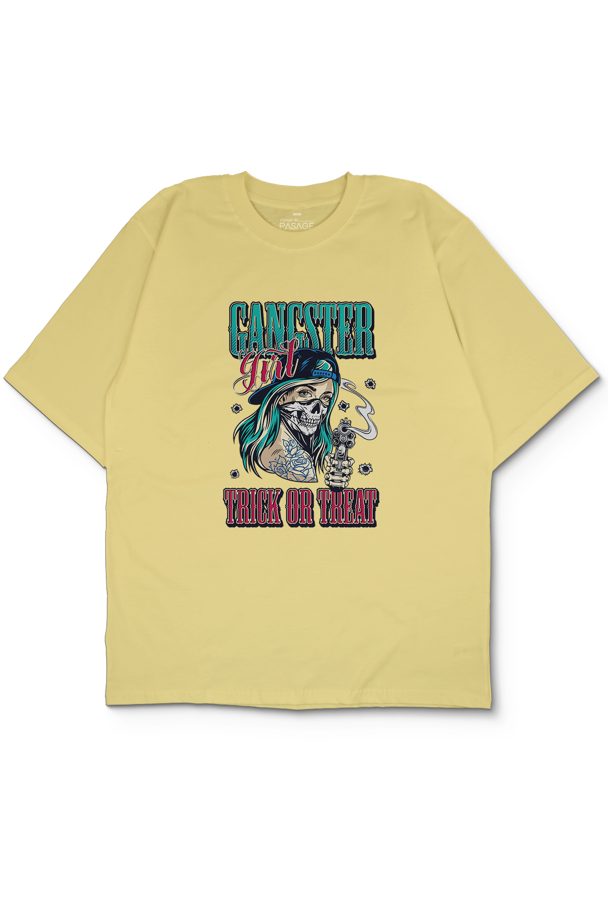 Gangster Girl Oversize Erkek Tişört