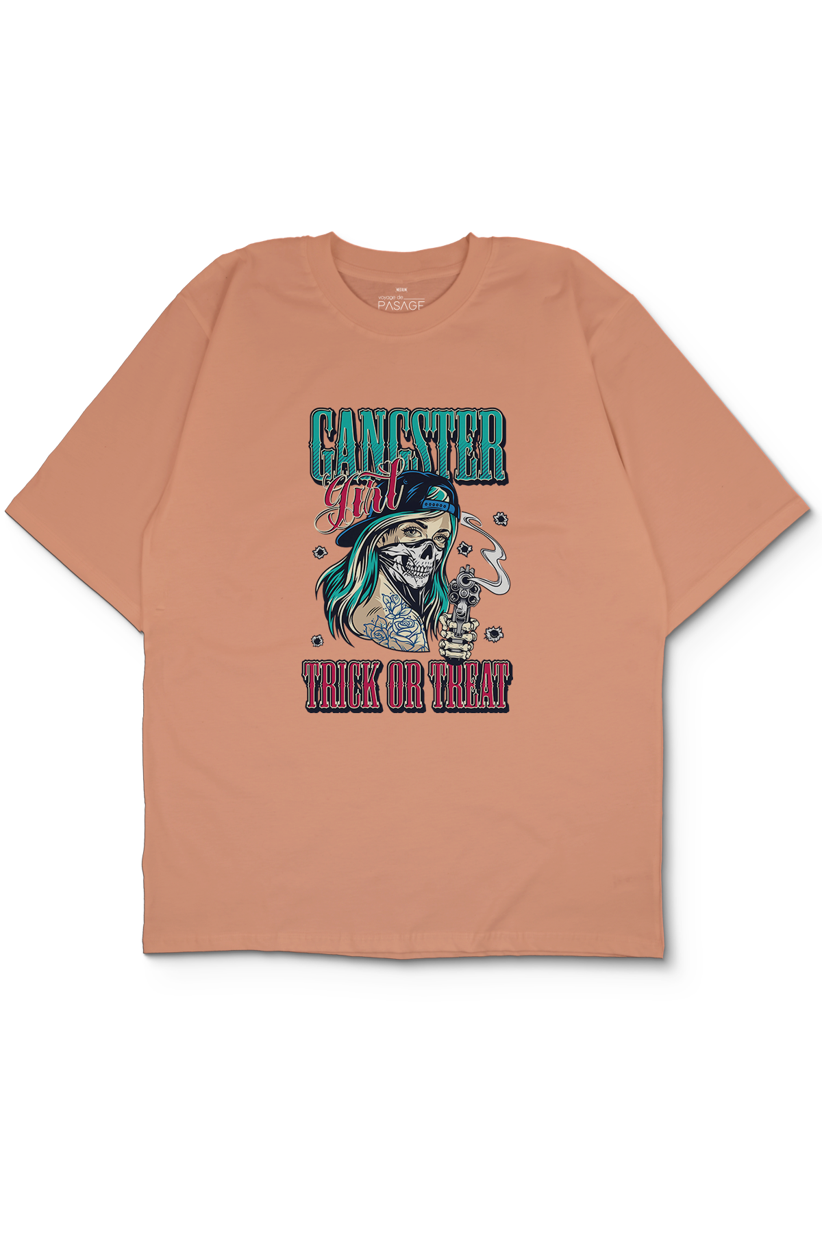 Gangster Girl Oversize Kadın Tişört