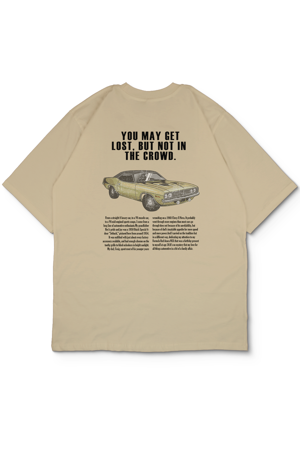 Get Lost Oversize Erkek Tişört