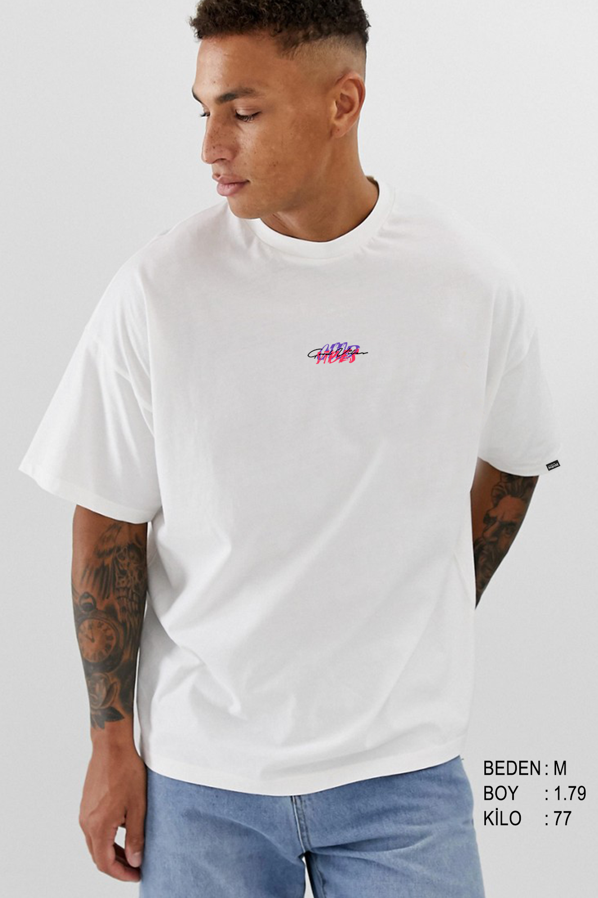 Good Vibes Oversize Erkek Tişört