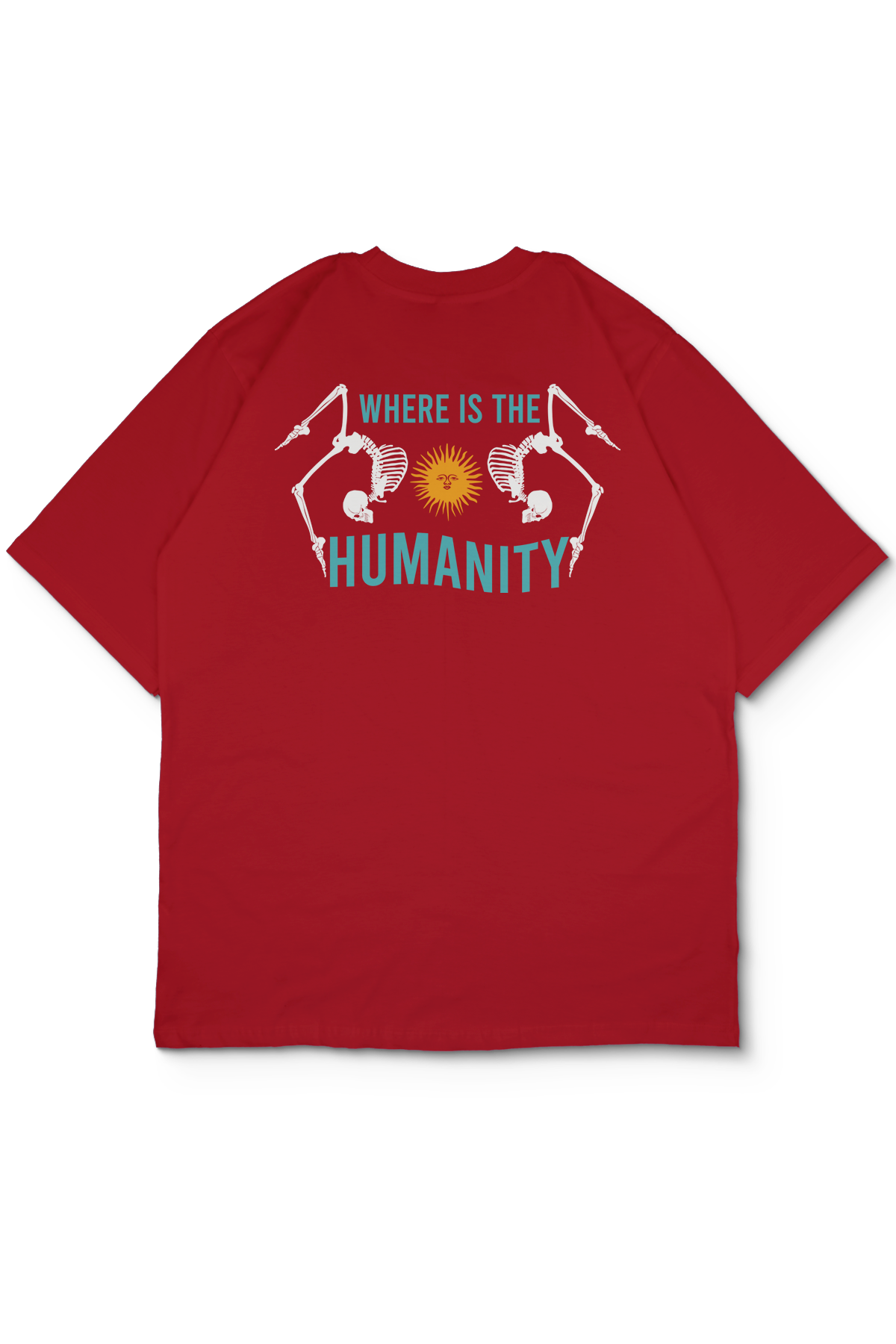 Humanity Oversize Erkek Tişört