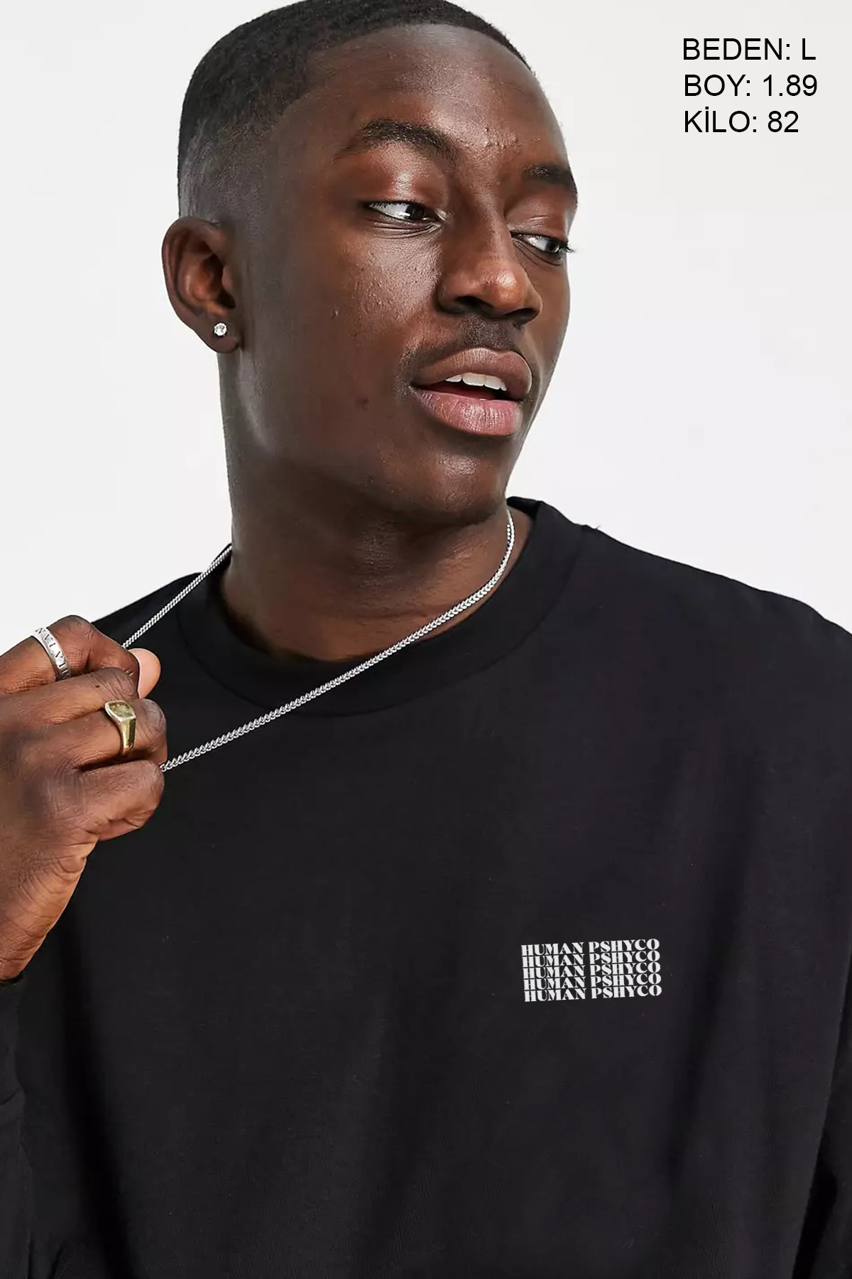 Human Physco Oversize Erkek Sweatshirt