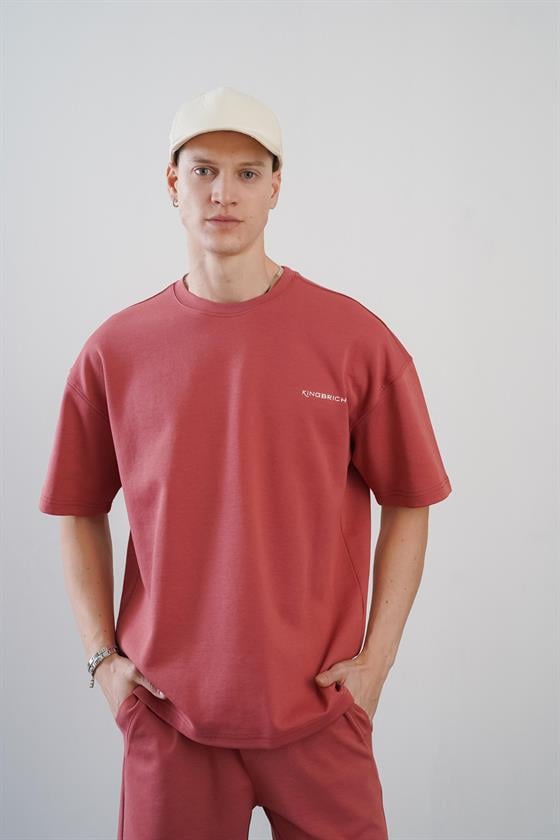 King Brich Baskılı Oversize Kalıp Unisex Şort Takım