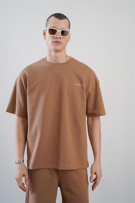 King Brich Baskılı Oversize Kalıp Unisex Şort Takım
