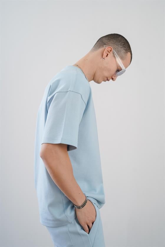 King Brich Baskılı Oversize Kalıp Unisex Şort Takım