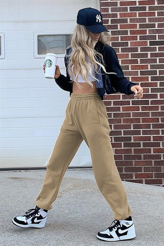 Bej Kadın Eşofman MG290