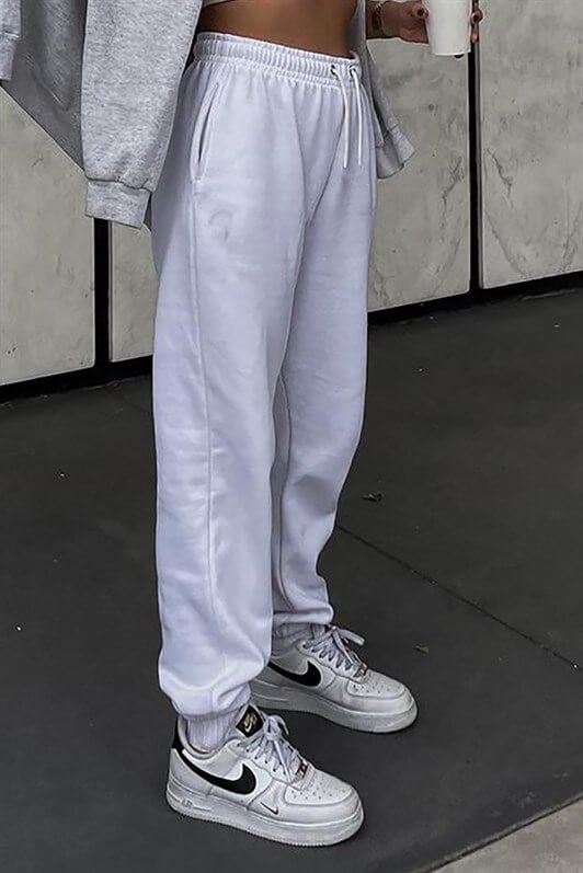 Beyaz Kadın Eşofman MG290