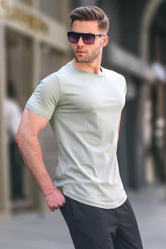 Çağla Yeşili Erkek Tişört 4951