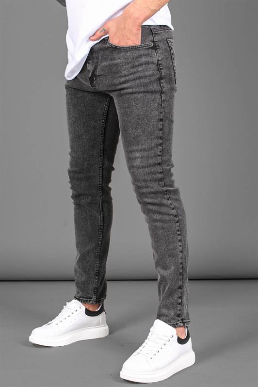 Madmext Erkek Siyah Skinny Fit Jean 5679