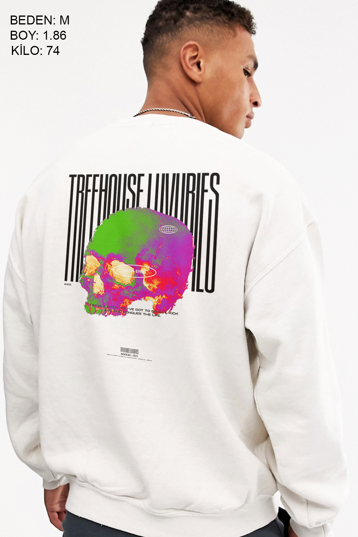 High End Oversize Erkek Sweatshirt