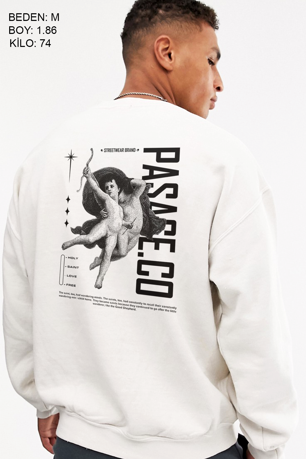 Eros Oversize Erkek Sweatshirt