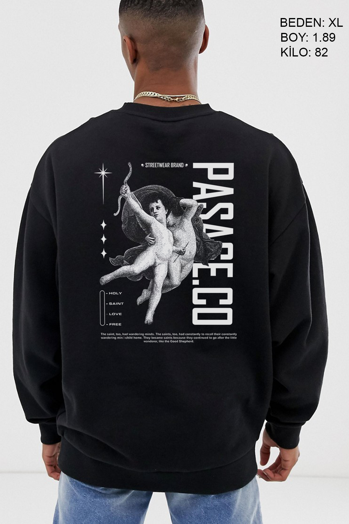 Eros Oversize Erkek Sweatshirt