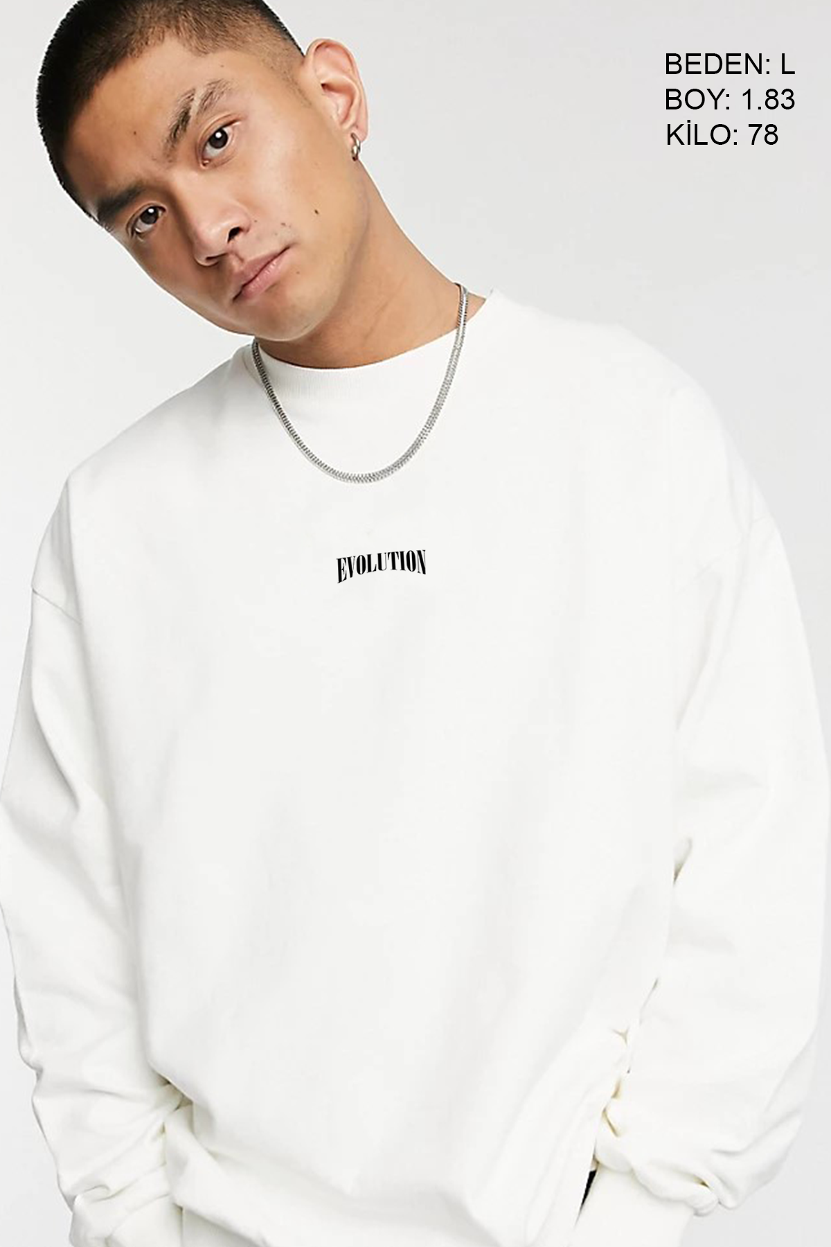 Evolution Oversize Erkek Sweatshirt
