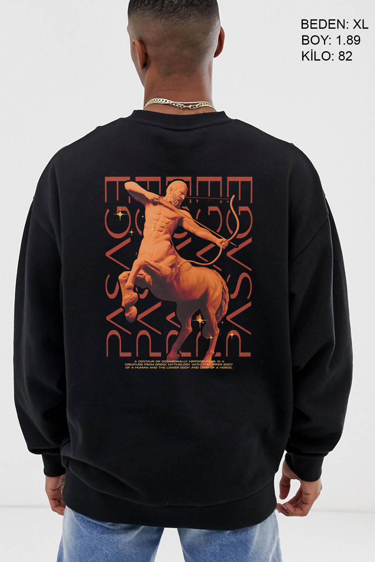 Sentor Oversize Erkek Sweatshirt