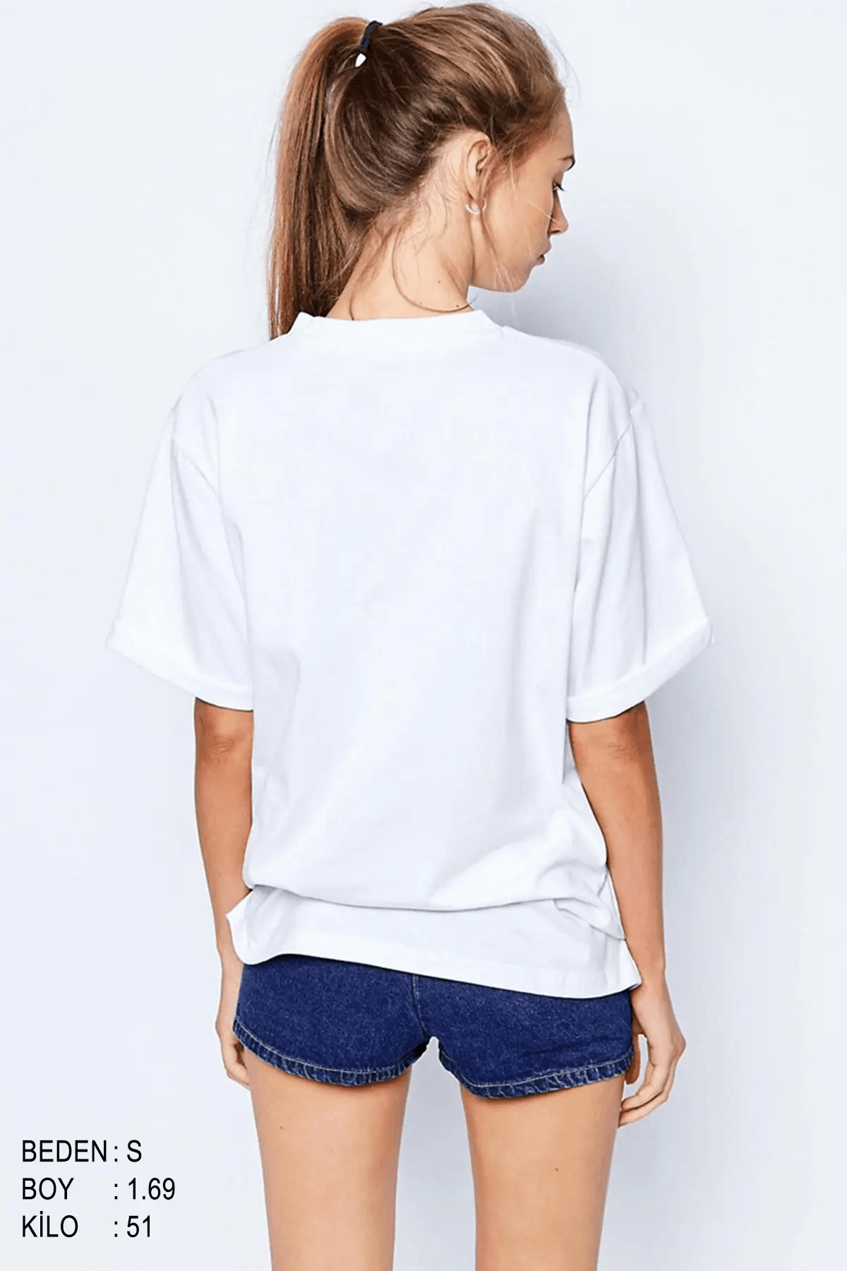 Antique Oversize Kadın Tişört - PΛSΛGE