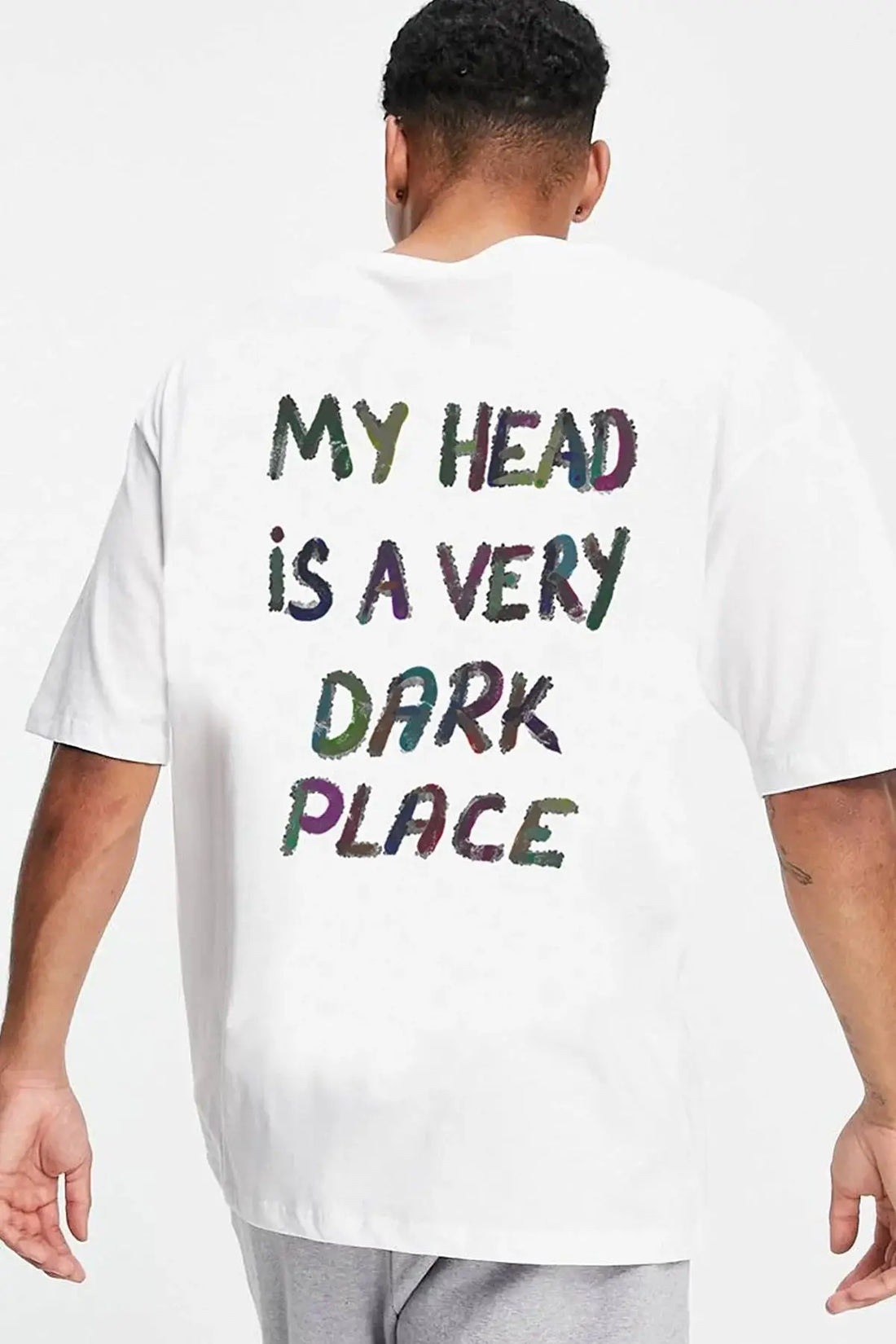 Murky Oversize Erkek Tişört - PΛSΛGE