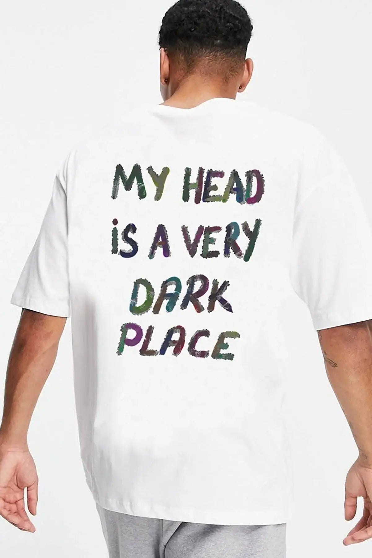 Murky Oversize Erkek Tişört - PΛSΛGE