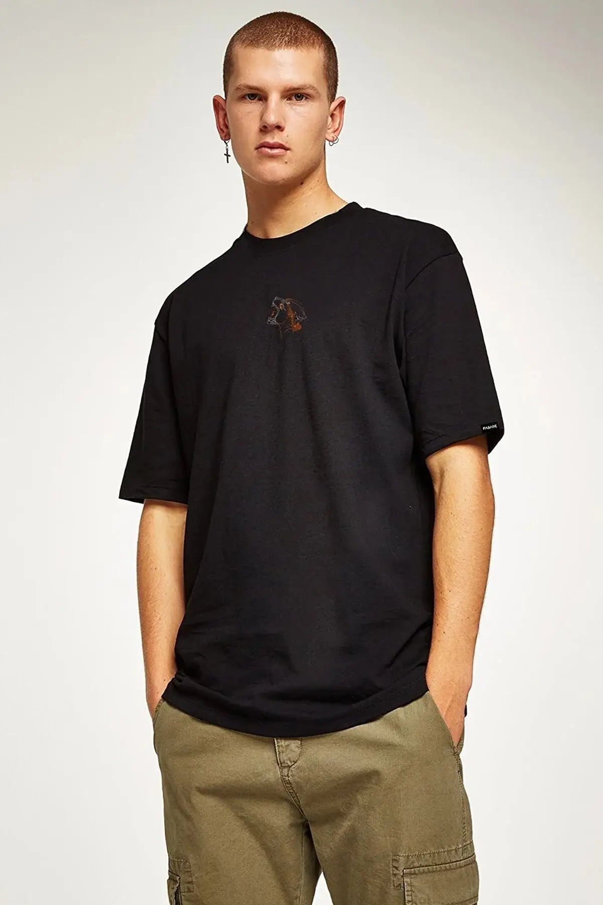 Femme Forte Oversize Erkek Tişört - PΛSΛGE