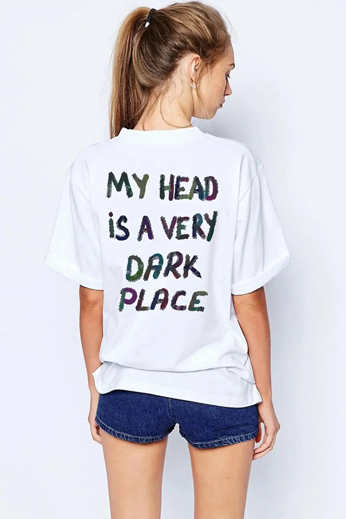 Murky Oversize Kadın Tişört - PΛSΛGE