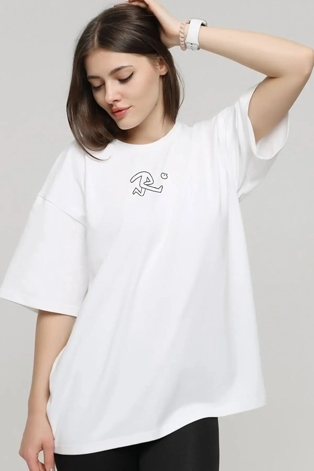 Murky Oversize Kadın Tişört - PΛSΛGE