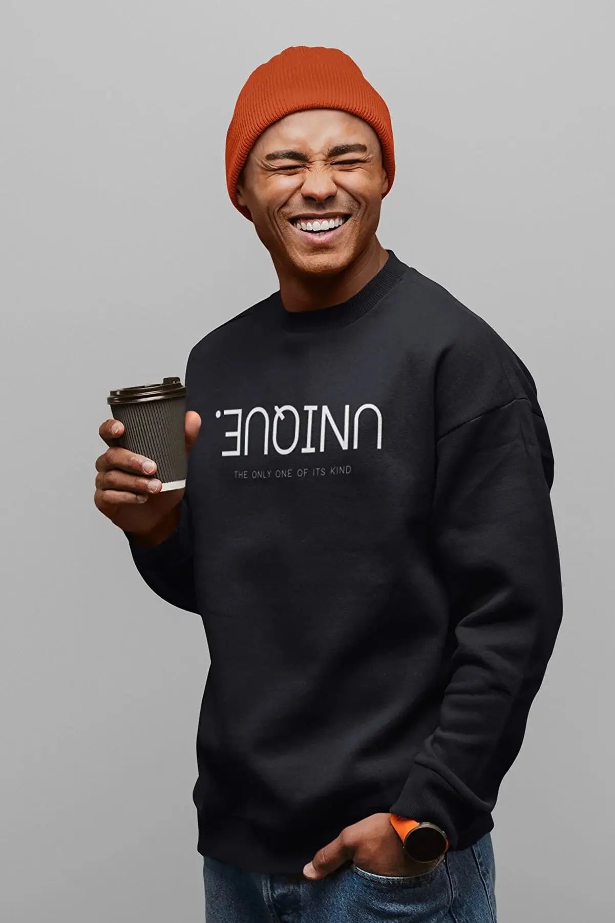 Unique Oversize Erkek Sweatshirt - PΛSΛGE