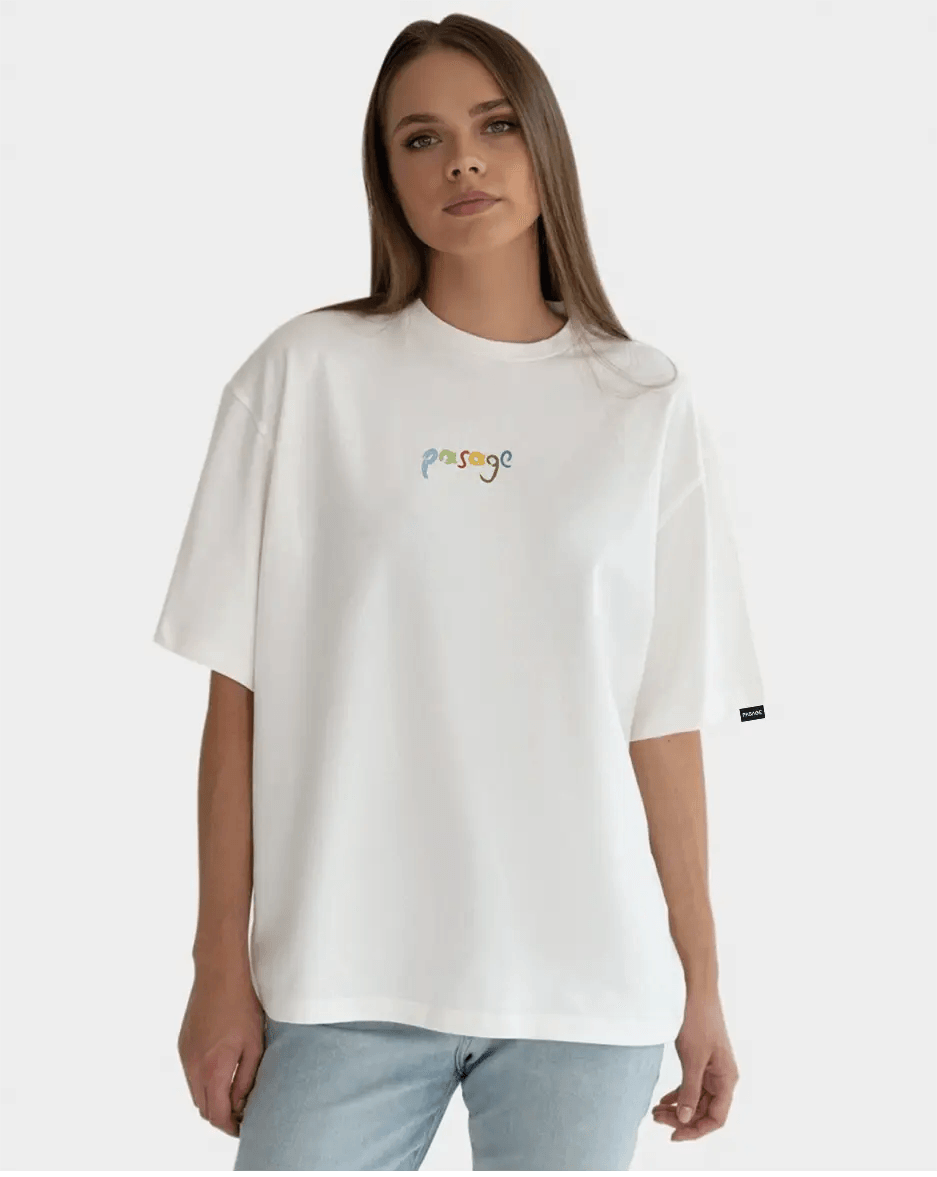 Euphoria Oversize Kadın Tişört - PΛSΛGE