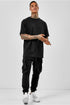 Basic Tişört Oversize Erkek Tişört PΛSΛGE