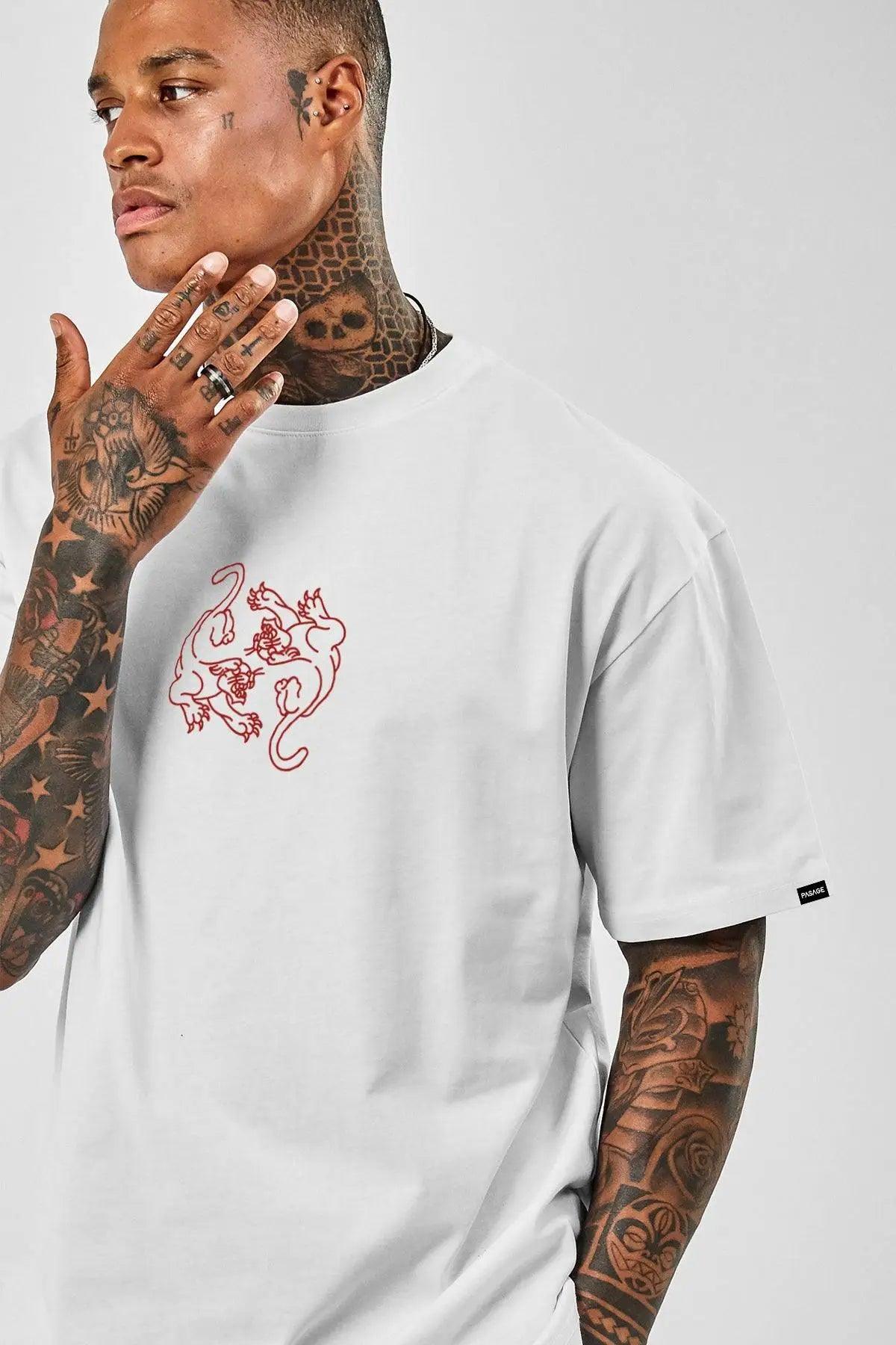 Breath Oversize Erkek Tişört PΛSΛGE