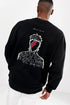DAVID BOWIE Oversize Erkek Sweatshirt PΛSΛGE