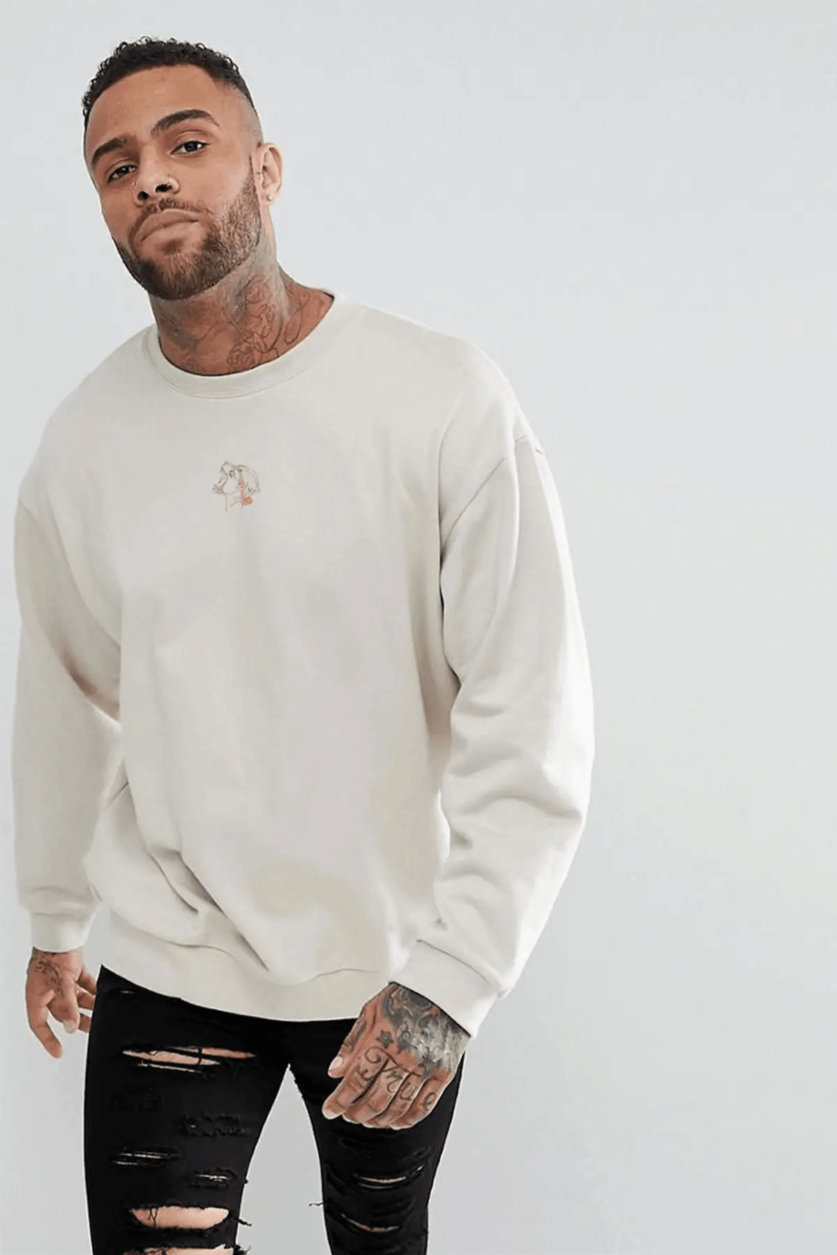 Femme Forte Oversize Erkek Sweatshirt PΛSΛGE