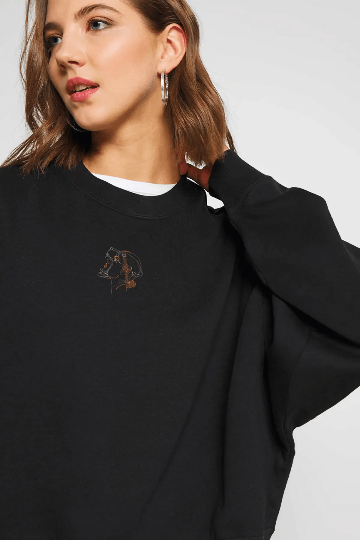 Femme Forte Oversize Kadın Sweatshirt PΛSΛGE