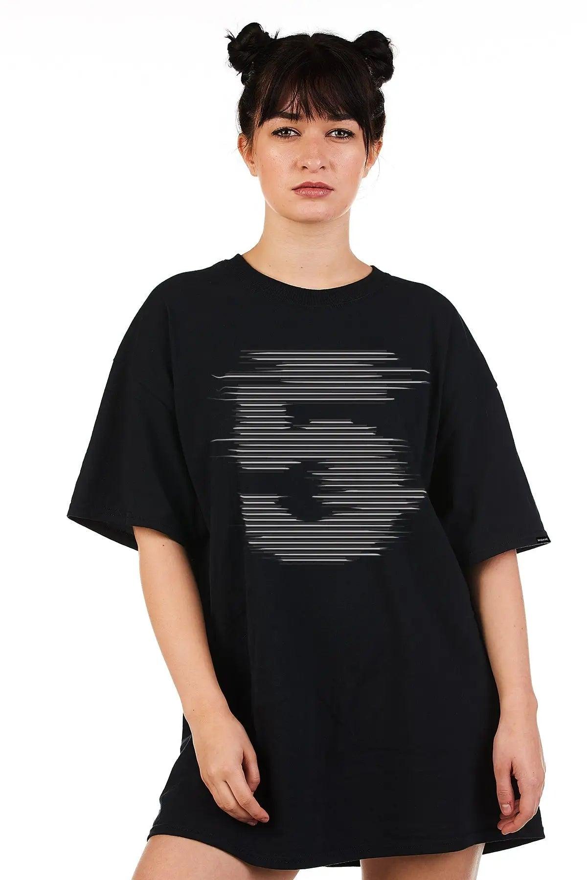 Five Oversize Kadın Tişört PΛSΛGE