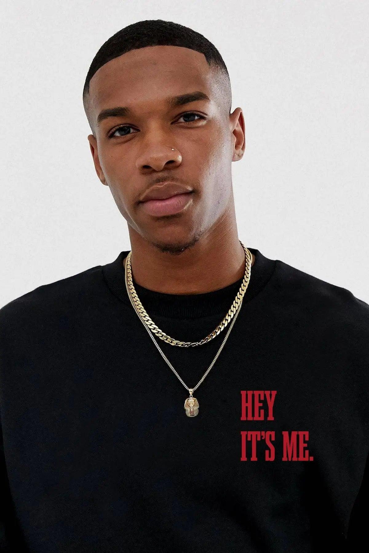 Hey Its Me Oversize Erkek Sweatshirt PΛSΛGE